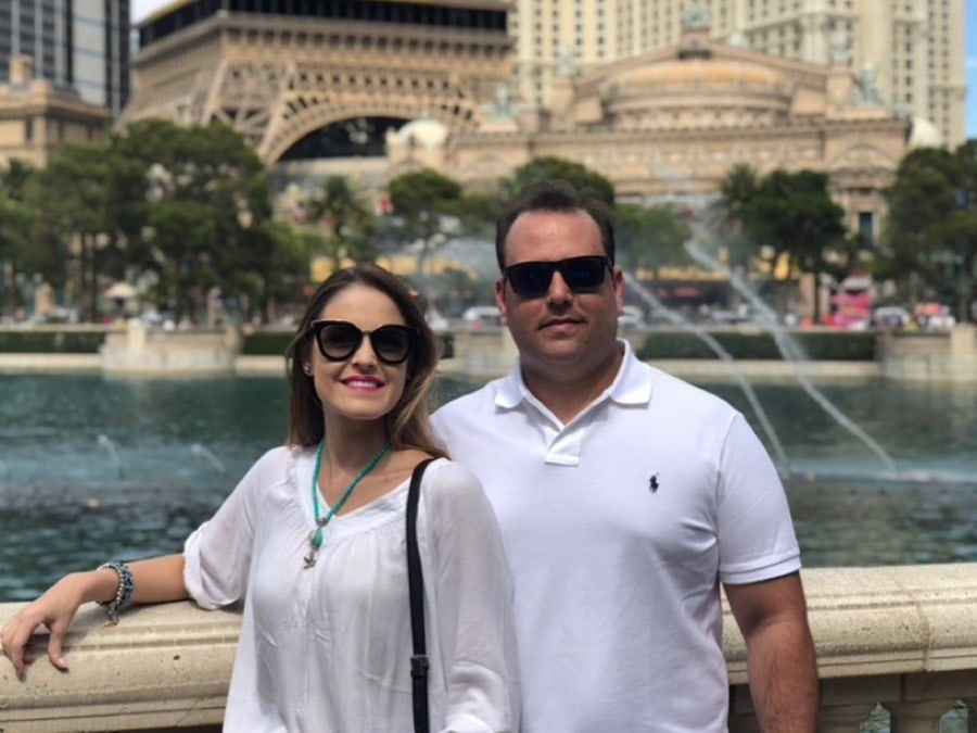 Anselmo Filho e esposa, do Grupo Pastiannes